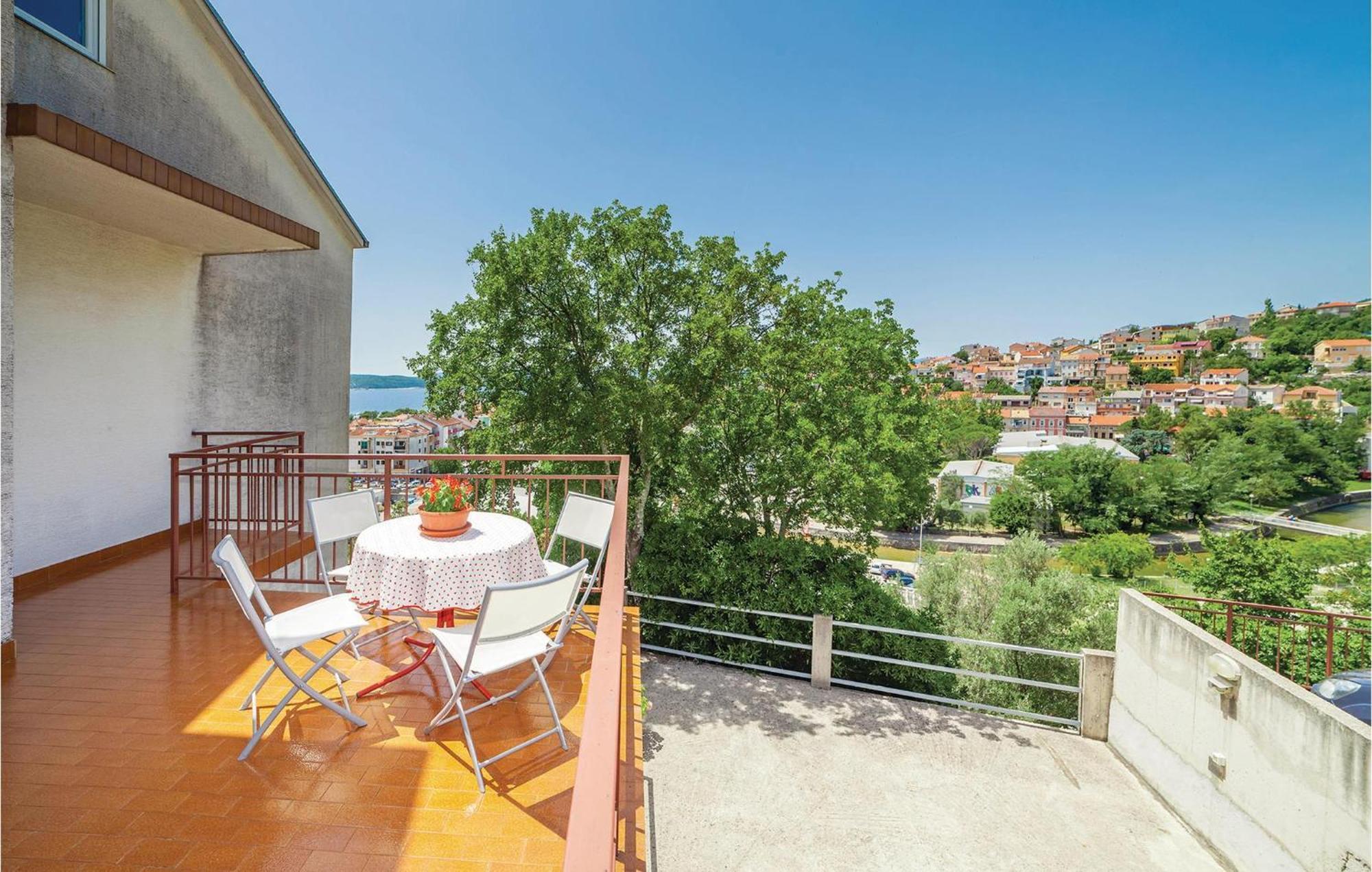 Nice Apartment In Crikvenica With House Sea View Екстер'єр фото